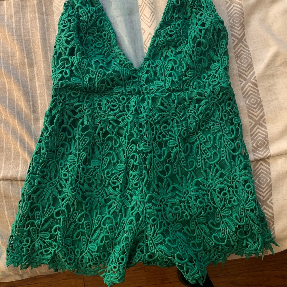 Green romper